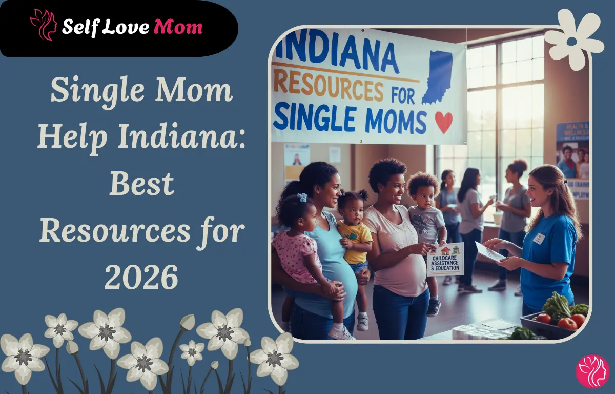Single mom help Indiana for 2026, providing support for single mothers.