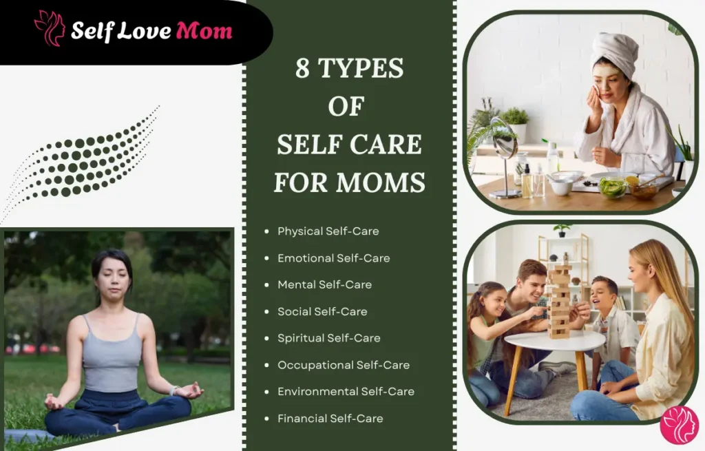 8 types of self care for moms: Physical, emotional, mental, and more