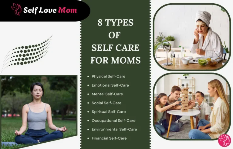 8 types of self care for moms: Physical, emotional, mental, and more