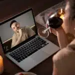 A single mom on a virtual date, symbolizing the best dating sites for single moms.