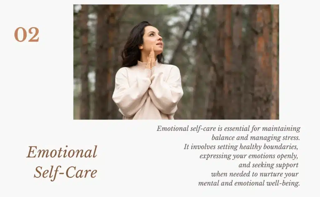 Emotional self-care for moms – setting healthy boundaries, expressing feelings, and seeking support to improve mental well-being.