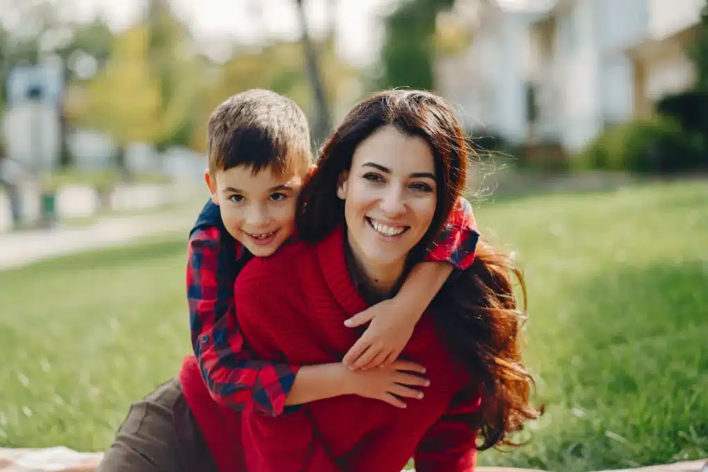 How to be a single mom enjoying quality time with her son outdoors