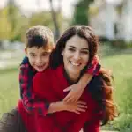 How to be a single mom enjoying quality time with her son outdoors