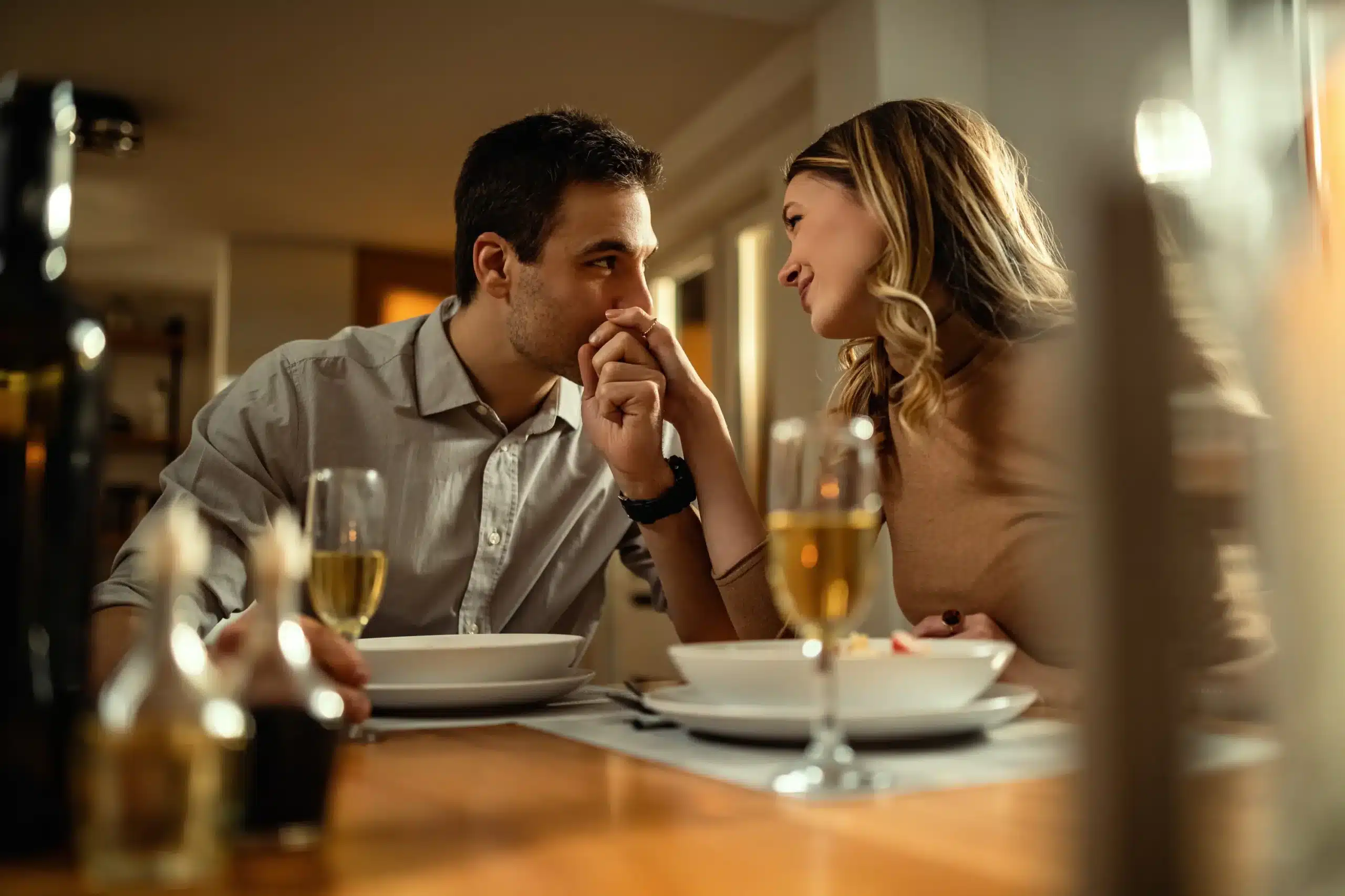 Romantic dinner date showing love and connection, inspiring single moms about dating agai