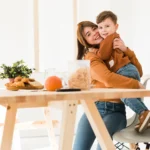 How to be a stay-at-home mom and enjoy quality time with your son, embracing the joys of family life during breakfast, creating memorable moments at home.