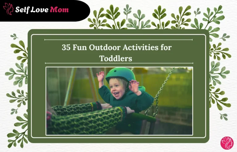 Toddler enjoying outdoor fun on swings, showcasing playful and engaging outdoor activities for toddlers