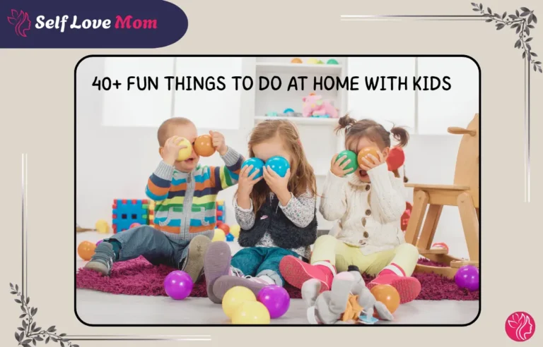 Fun things to do at home with kids: children playing with colorful balls, an indoor activity to engage young children in creative play and learning.
