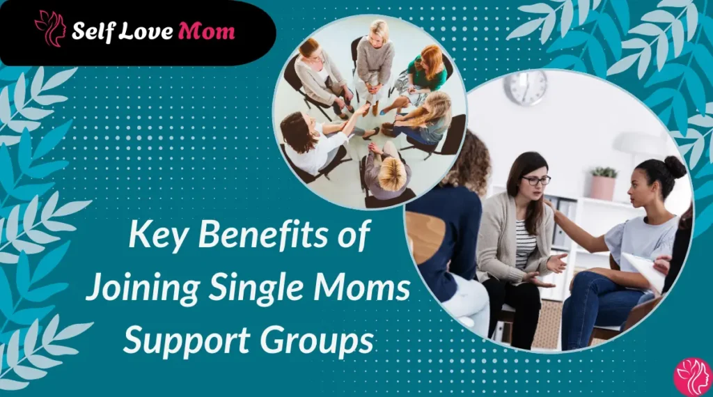 Women in a single moms support group discussing the benefits of emotional support and practical advice