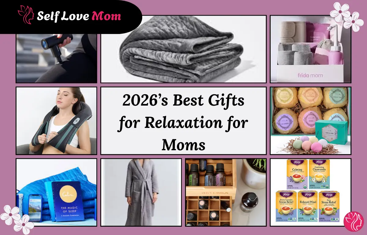 Best gifts for relaxation for moms in 2026, including cozy blankets, essential oils, and bath products.