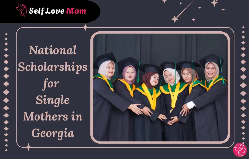 national scholarships for single mothers in Georgia graduation group ceremony photo