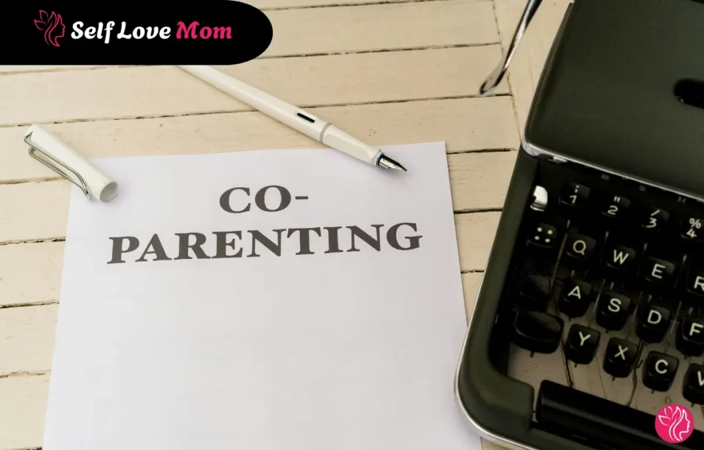 how to co-parent effectively with a written co parenting plan document on desk